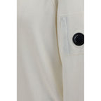 C.P. Company White Wool Oves Aries Sweatshirt