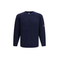 C.P. Company Blue Wool Oves Aries Sweatshirt