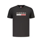 Tommy Hilfiger Black Cotton Men's T-Shirt
