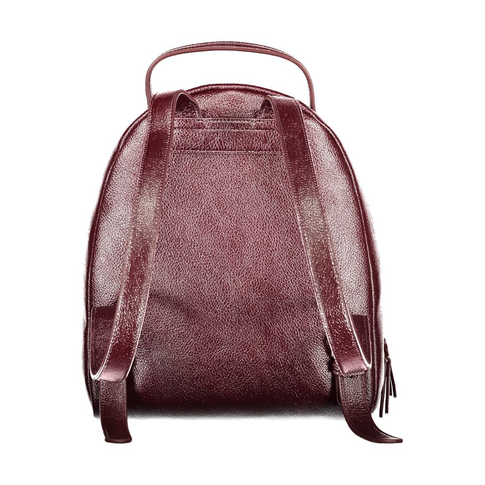 Twinset Red Polyethylene Backpack