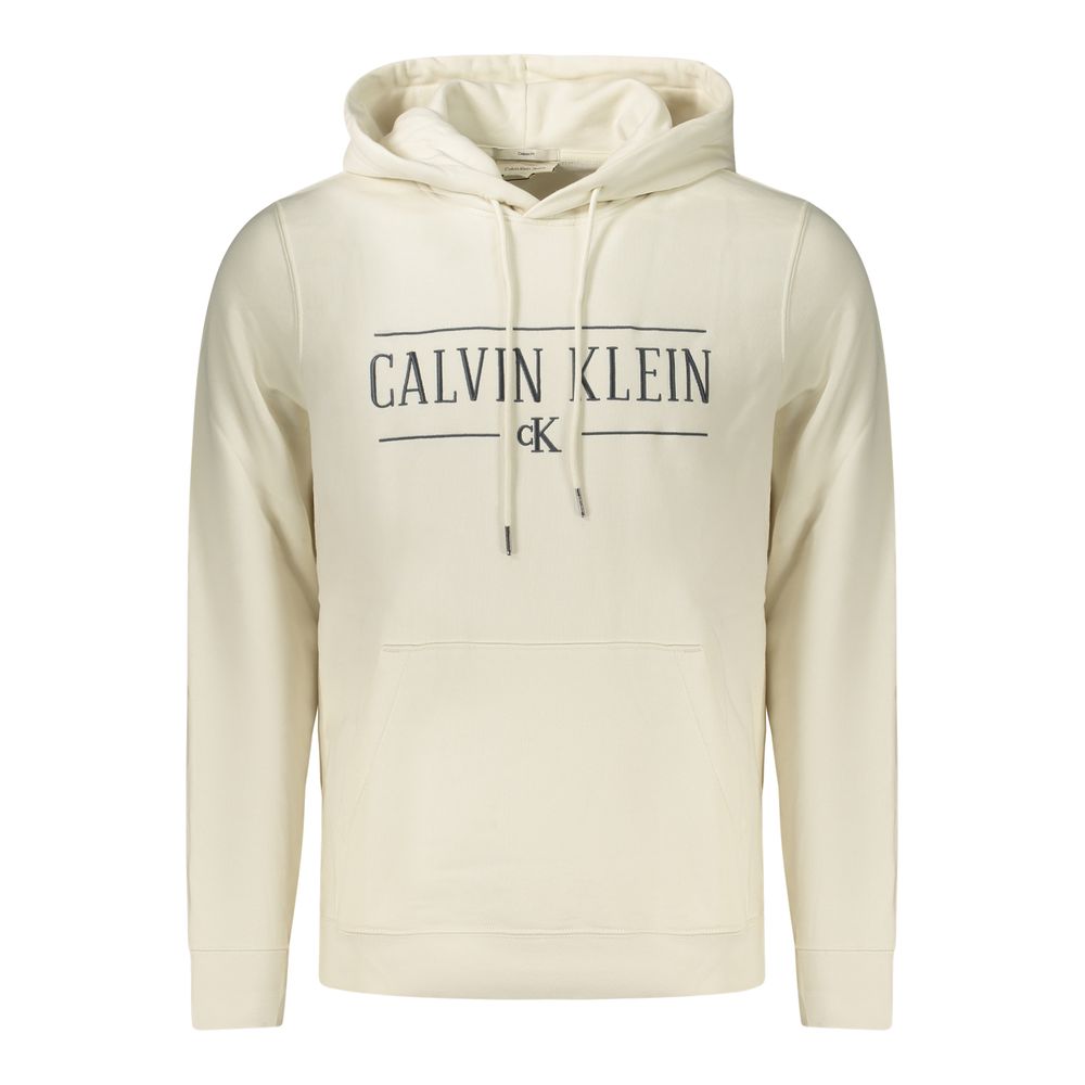 Calvin Klein White Cotton Men's Sweatshirt