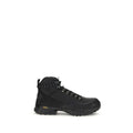 ROA Black Rubber Lace-Up Boots