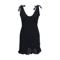 Alessandra Rich Black Cotton Casual Dress