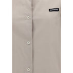 Miu Miu Gray Cotton Dress Shirt