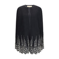 Valentino Garavani Black Wool Oves Aries Coat