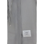 Thom Browne Gray Silk Pattern Shirt
