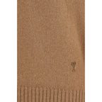 Ami Paris Brown Cashmere Sweatshirt
