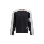 Thom Browne Gray Cotton Sweatshirt