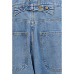 Thom Browne Blue Cotton Relaxed Fit Jeans