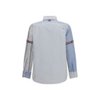 Thom Browne Blue Cotton Pattern Shirt