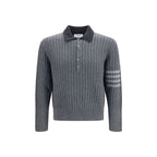Thom Browne Gray Wool Oves Aries Sweatshirt