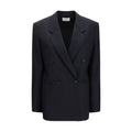 The Row Blue Wool Oves Aries Blazer