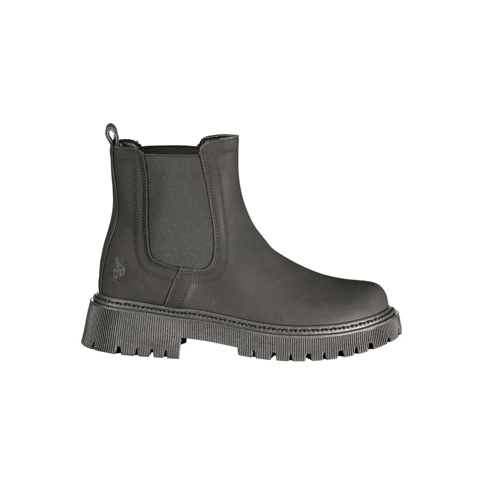 U.S. POLO ASSN. Nero Poliuretano Donna Stivaletto - Eljoys Fashion 