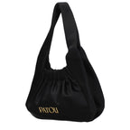 Patou Black Fabric Handbag