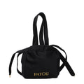 Patou Black Fabric Handbag