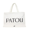 Patou White Fabric Handbag