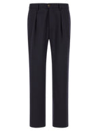 Incotex Blue Polyester Dress Pants - Eljoys Fashion 