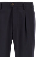 Incotex Blue Polyester Dress Pants - Eljoys Fashion 