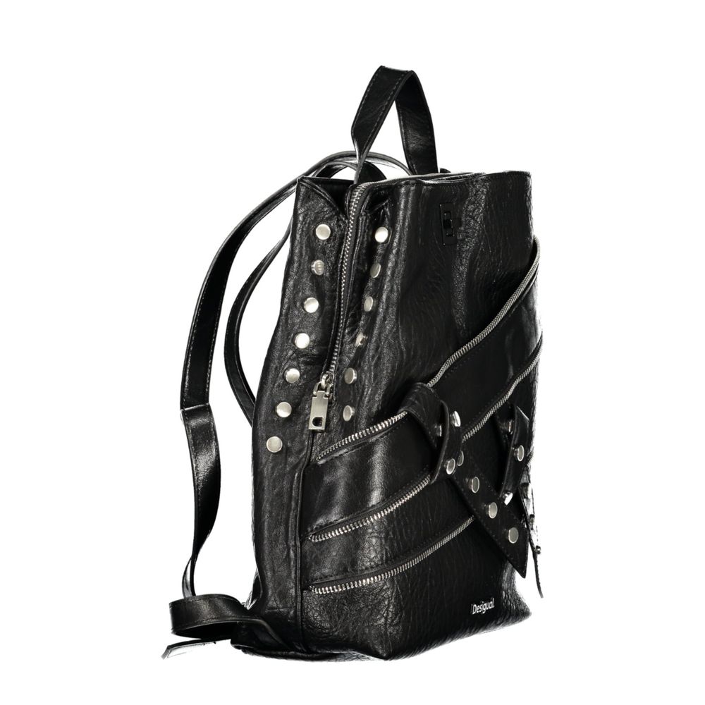 Desigual Black Polyurethane Women's Backpack