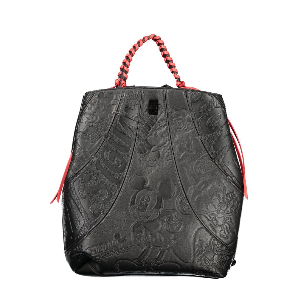 Desigual Black Polyurethane Women's Backpack