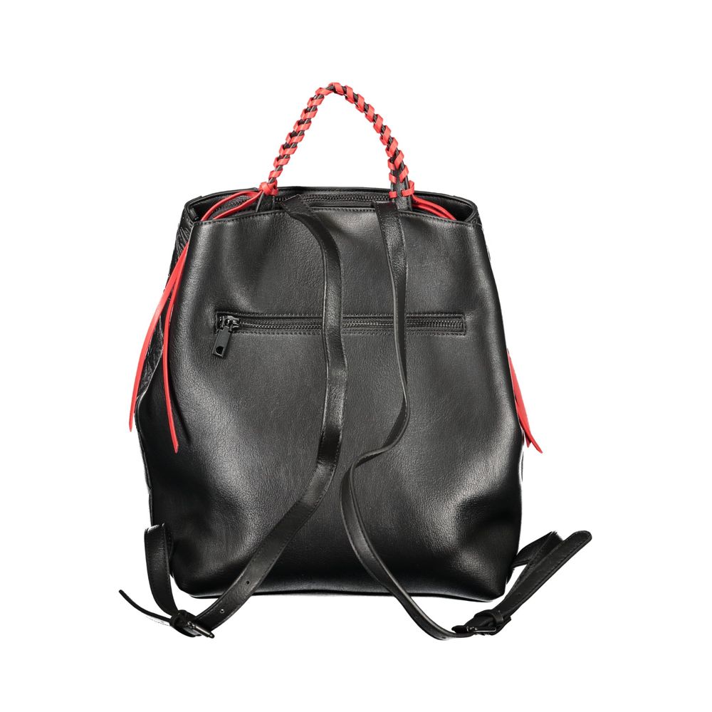 Desigual Black Polyurethane Women's Backpack