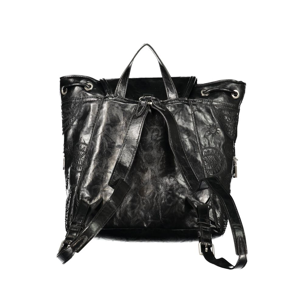 Desigual Black Polyurethane Women's Backpack