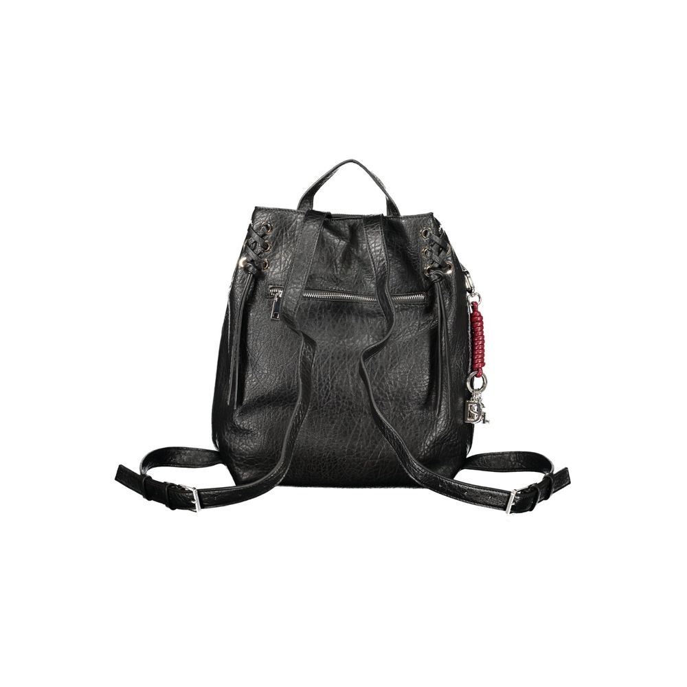 Desigual Black Polyurethane Women's Backpack