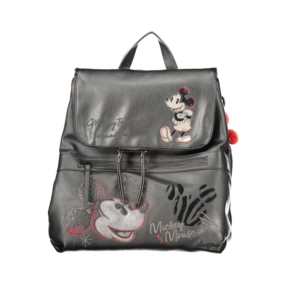 Desigual Nero Polyurethane Women's Backpack