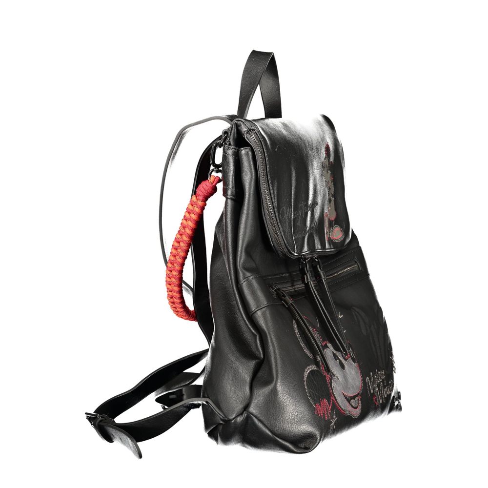 Desigual Nero Polyurethane Women's Backpack