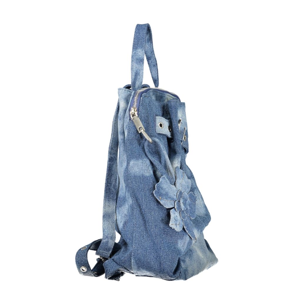 Desigual Blue Cotton Womens Backpack