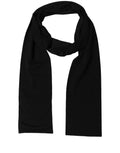 Dolce & Gabbana Black Wool Knitted Neck Shawl Foulard Scarf - Eljoys Fashion 