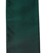 Dolce & Gabbana Men Green Satin Silk Fringed Lace Stole