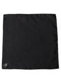 Dolce & Gabbana Men Black Silk Pocket Square Foulard Scarf - Eljoys Fashion 