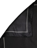Dolce & Gabbana Black Polka Dot Pocket Square Foulard Scarf