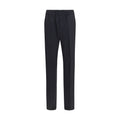 Versace Black Wool Oves Aries Dress Pants