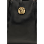Versace Black Lamb Ovis Aries Shoulder Bag