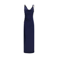 Versace Blue Viscose Casual Dress