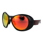 Moncler Black Plastic Sunglasses