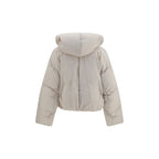 Max Mara Gray Polyamide Full-Length Jacket