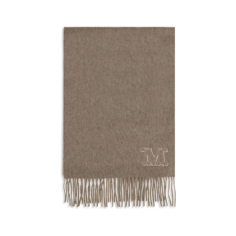 Max Mara Beige Cashmere Scarf - Eljoys Fashion 