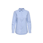 Jacqueline De Yong Blue Cotton Blouse
