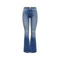Only Blue Cotton Bootcut Jeans