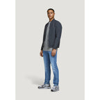 Jack Jones Blue Cotton Skinny Jeans