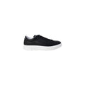 Armani Exchange Black Leather Low Top Sneakers