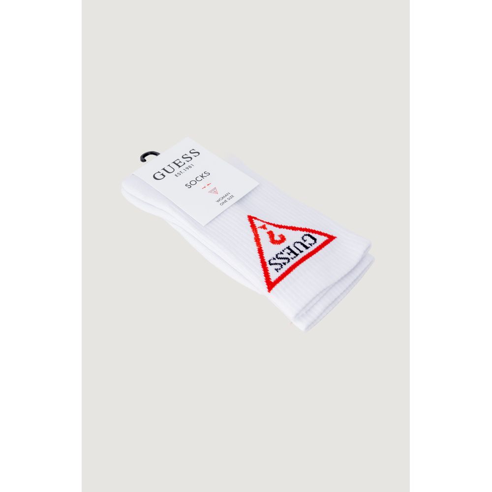 Guess Active White Cotton Socks