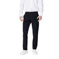 Armani Exchange Black Cotton Casual Pants