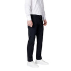 Armani Exchange Black Cotton Casual Pants