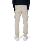 Replay Beige Cotton Cargo Pants