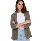 Only Beige Viscose Blazer