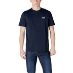EA7 Emporio Armani Blue Cotton Sportswear